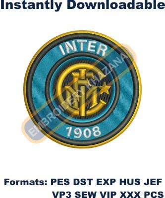 Internazionale Milan Logo Embroidery Design