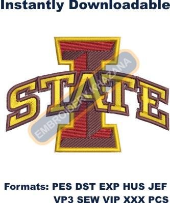 thumbnail image 2 of Iowa State Cyclones Primary Logo Iron-On Patch – NCAA Embroidered, 2.65” X 2”, National Emblem 2 of 4