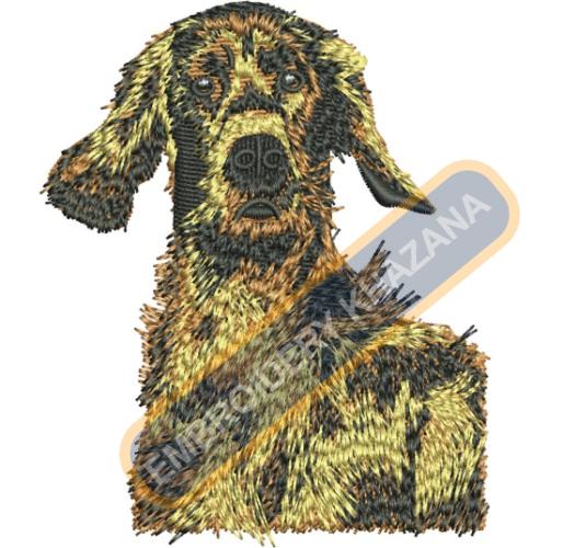 Irish Wolfhound Embroidery Design