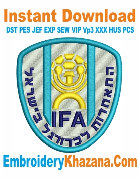 Israel Fc Logo Embroidery Design