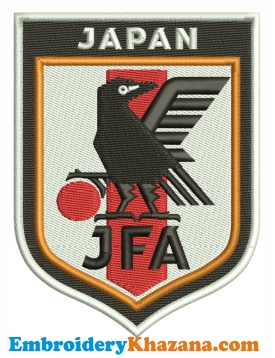 Japan Jfa Logo Embroidery Design