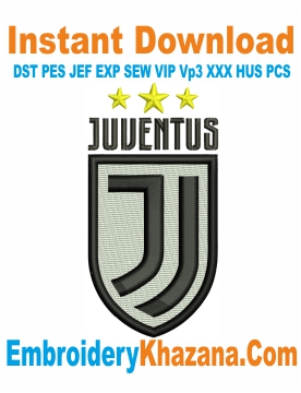 Juventus FC Embroidery Design