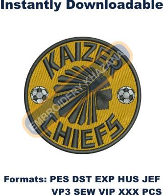 Kaizer Chiefs Football Logo Embroidery Design
