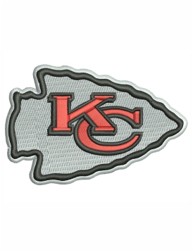 NFL Kansas City Chiefs Logo Embroidery Design, NFL Chiefs Lo