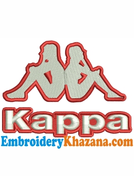 Kappa Logo Embroidery Design