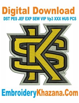 Kennesaw State Owls Logo Embroidery Design