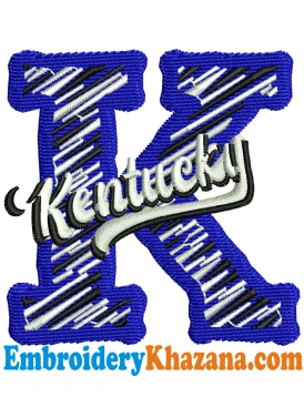 Kentucky Logo Embroidery Design