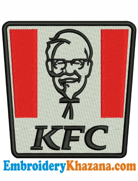 KFC Logo Embroidery Design