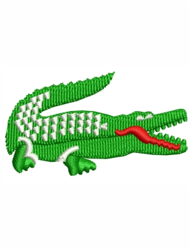 Lacoste Embroidery Design | Logo Embroidery Patterns