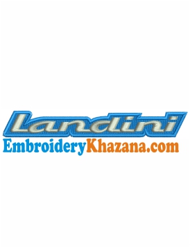 Landini Logo Embroidery Design