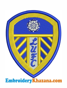 Leeds United FC Logo Embroidery Design
