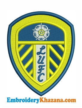 Leeds United Logo Embroidery Design