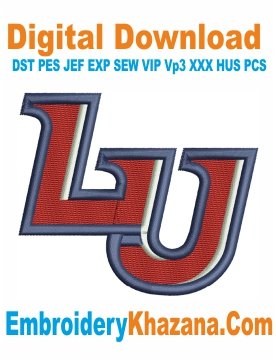 Liberty University Logo Embroidery Design