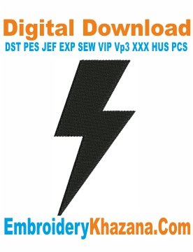 Lightning Bolt Embroidery Patterns