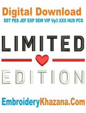 Limited Edition Machine Embroidery Designs