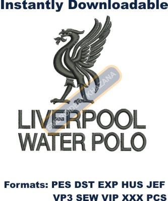 Liverpool Water Logo Embroidery Design