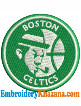 Boston Celtics Logo Embroidery Design