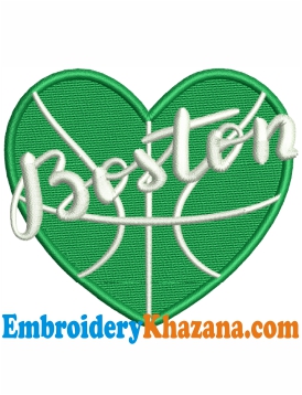 Boston Celtics Logo Embroidery Design