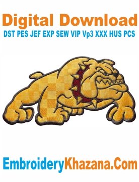 Bulldog Applique Embroidery Patterns