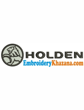 Holden Logo Embroidery Design