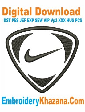 Logo Nike Machine Embroidery Design