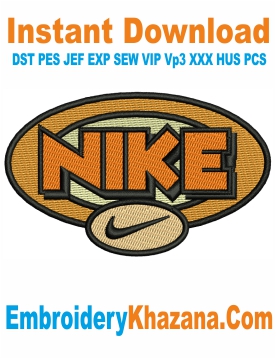 Logo Nike Embroidery Design