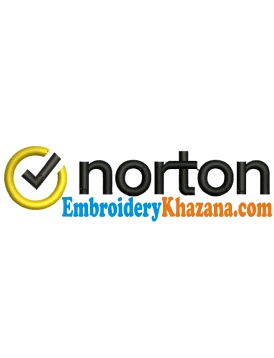 Norton Symbol Embroidery Design