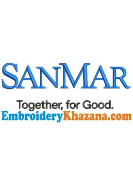 Sanmar Logo Embroidery Design