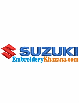 Suzuki Logo Embroidery Design