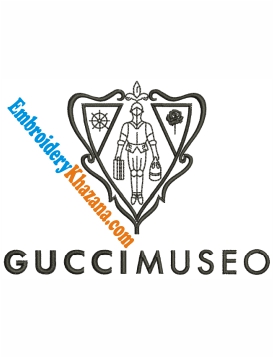 Gucci Museo Logo Embroidery Design