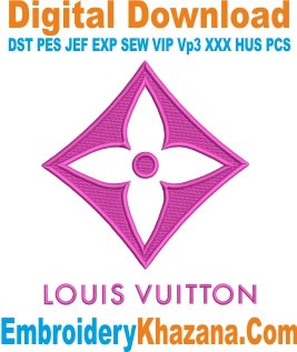 Louis Vuitton Machine Embroidery Designs