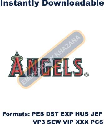 Los Angeles Angels Embroidery design