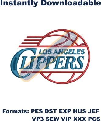 Los Angeles Clippers Logo embroidery design