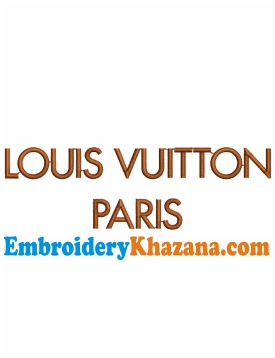 Louis Vuitton Paris Embroidery Design