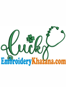 Lucky Doctor Embroidery Design