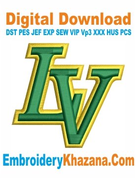 LV 3D Puff Cap Embroidery Design