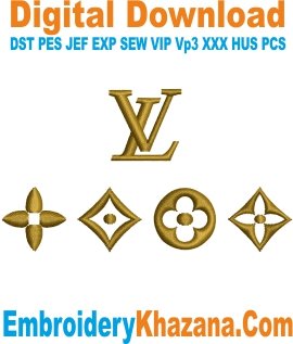 Louis Vuitton LV Embroidery Designs
