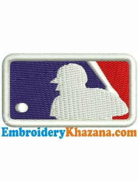 MLB Logo Embroidery Design