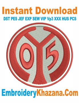 Mainz 05 Logo Embroidery Design
