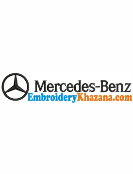 Mercedes Benz Embroidery Design