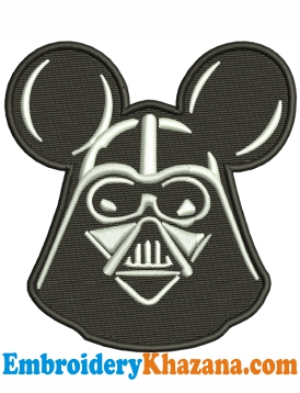 Star Wars Mickey Embroidery Design