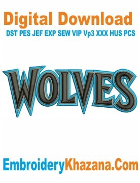 Minnesota Timberwolves Cap Embroidery Design
