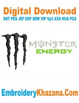 Monster Embroidery Design