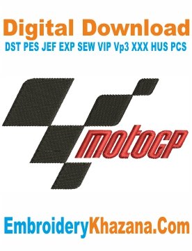MotoGP Logo Embroidery Design