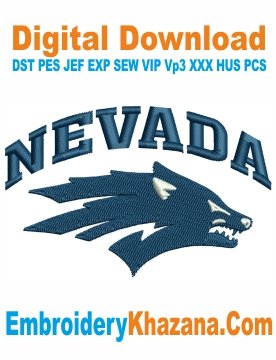 Nevada Athletics Logo Embroidery Design