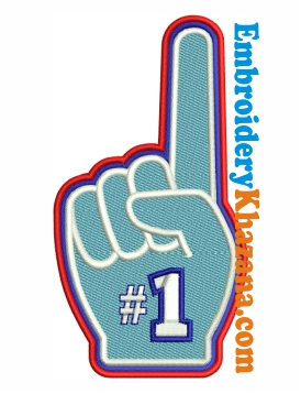 New York City FC Finger Embroidery Design