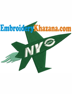 New York Jets Embroidery Design