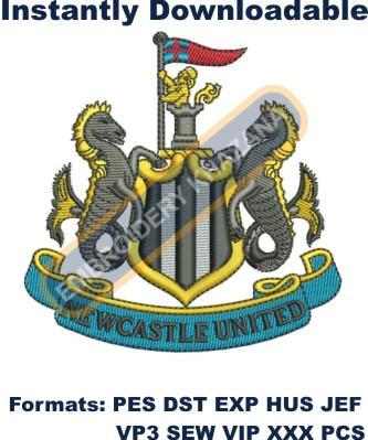 Newcastle United Fc Embroidery Design