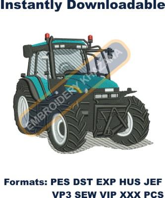 Newholland Tractor Embroidery Design