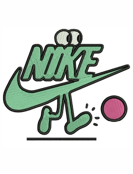 Nike Embroidery Design | Nike Cartoon Logo Patterns
